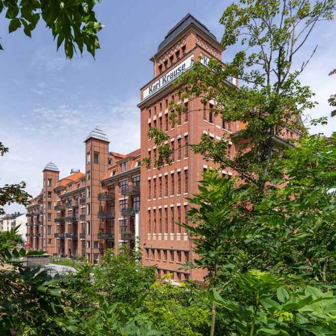 Hofansicht der Karl-Krause-Fabrik