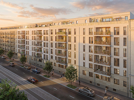 Straßenansicht Visualisierung das ebert